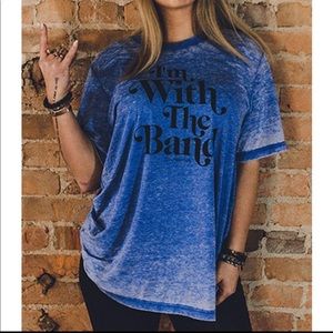 I’m with the band tee